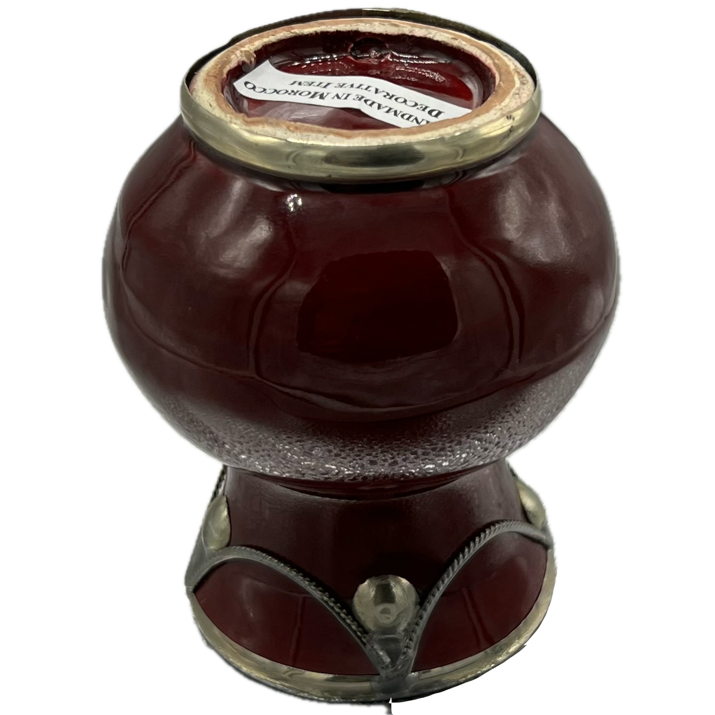 Maroon Mini Decorative Vase