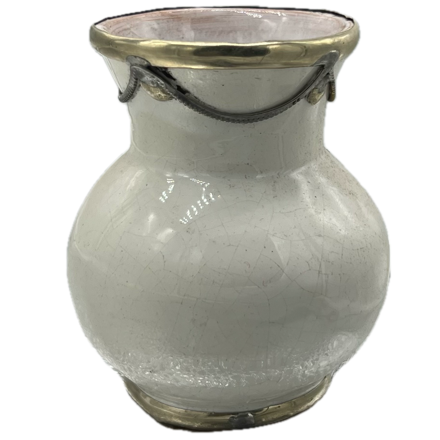 White Mini Decorative Vase