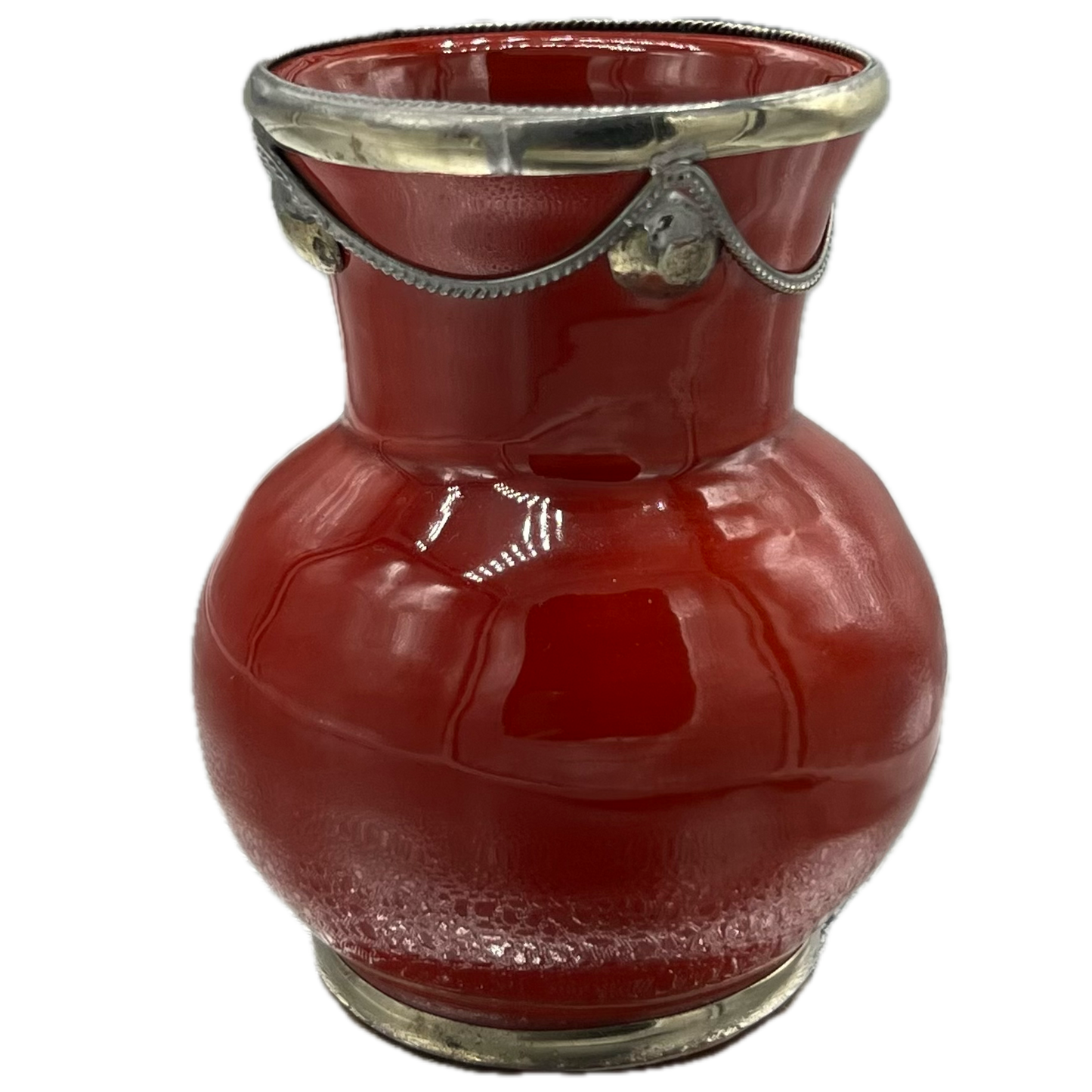 Red Mini Decorative Vase