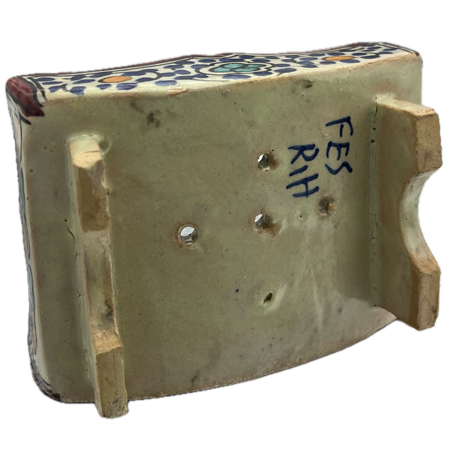 Red Ceramic Safi Soap Holder