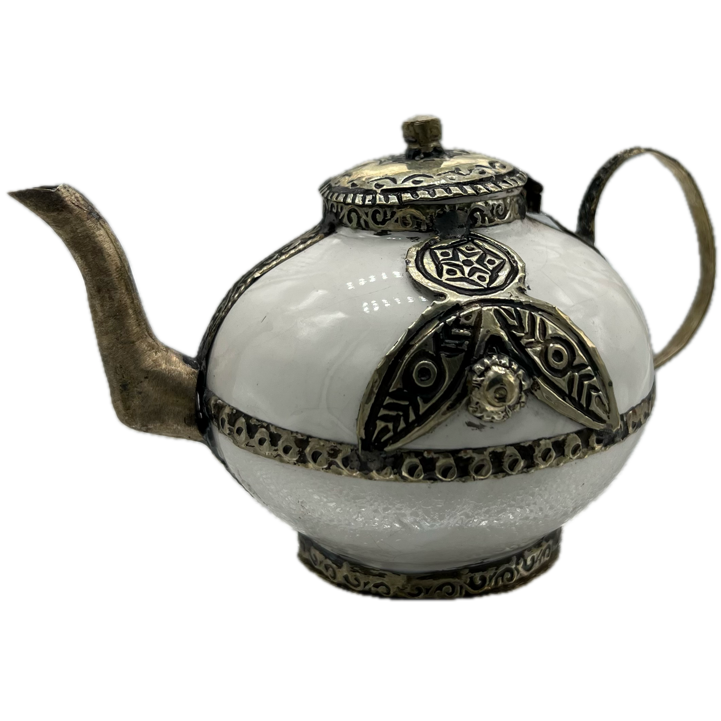 White Mini Decorative Teapot