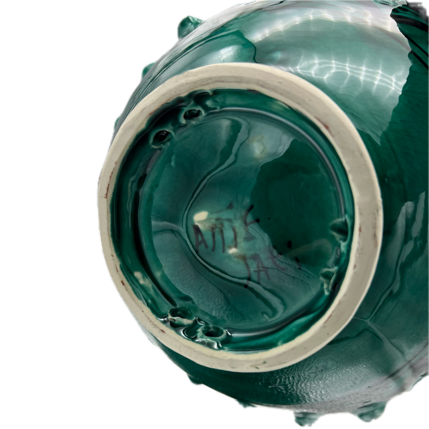 Emerald Green Safi Fluted Ceramic Bowl
