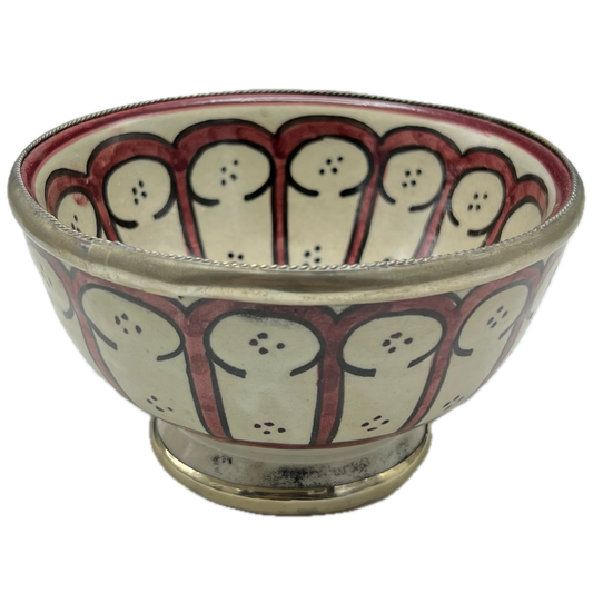 Red Mini Ceramic Safi Bowl
