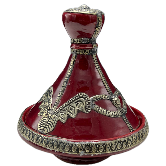 Red Decorative Mini Tagine