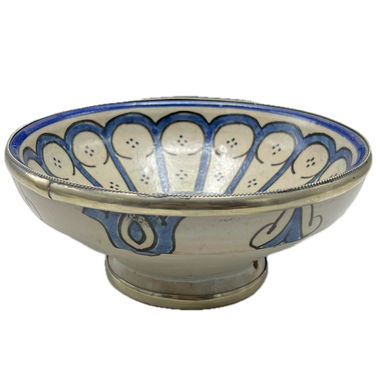 Blue Safi Medium Ceramic Bowl