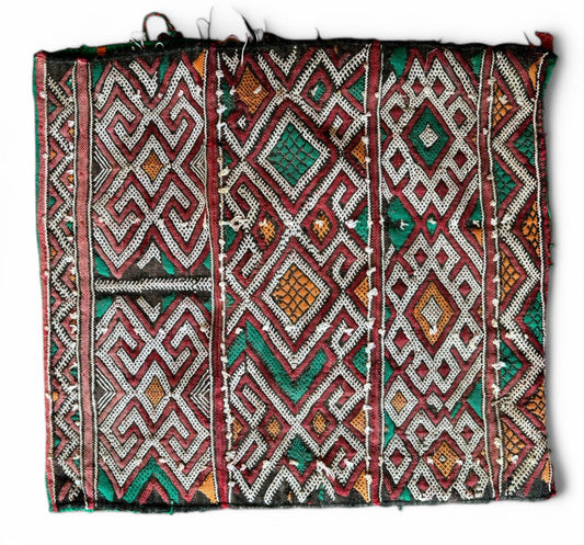 Vintage Moroccan Berber Pillow Kilim Tribal Cushion