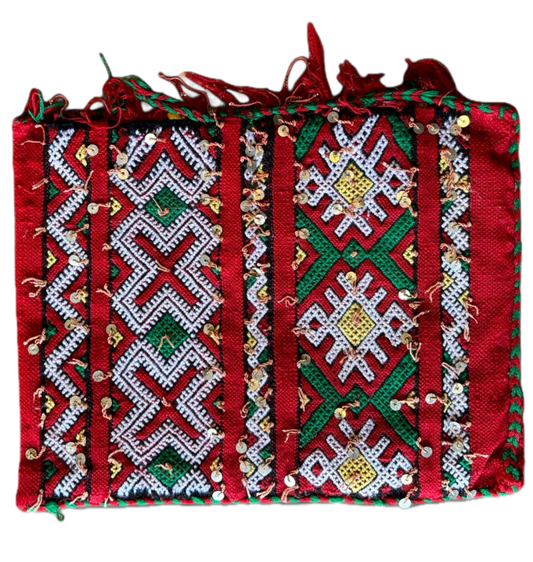 Vintage Moroccan Berber Pillow Kilim Tribal Cushion