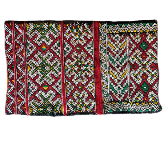 Vintage Moroccan Berber Pillow Kilim Tribal Cushion