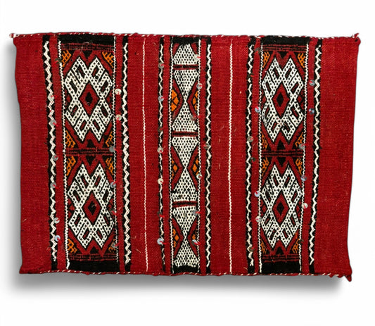 Vintage Moroccan Berber Pillow Kilim Tribal Cushion