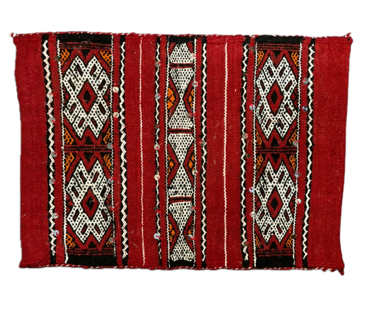 Vintage Moroccan Berber Pillow Kilim Tribal Cushion