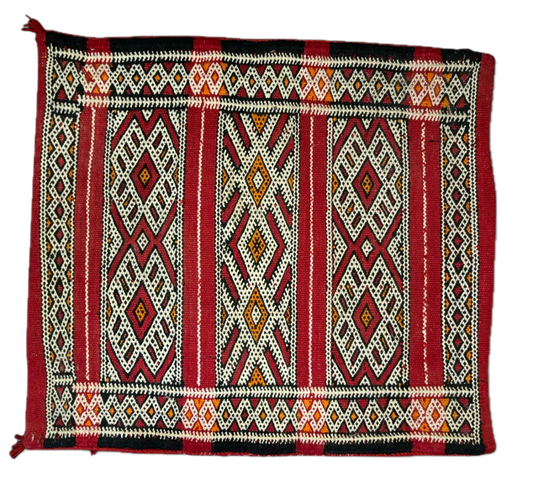 Vintage Moroccan Berber Pillow Kilim Tribal Cushion