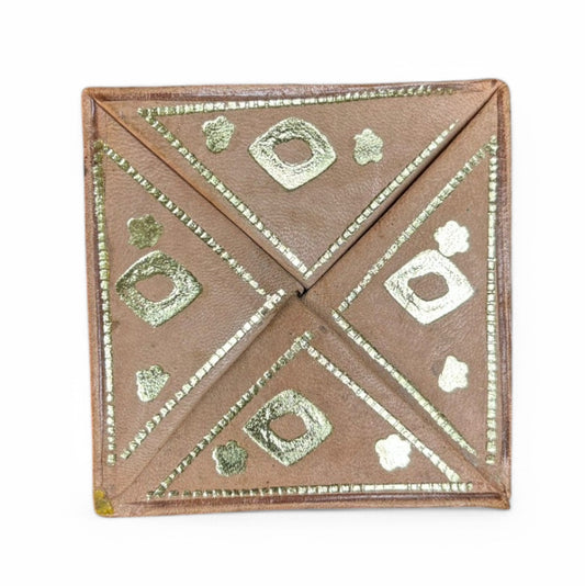 Desert Tan Leather Coin Wallet