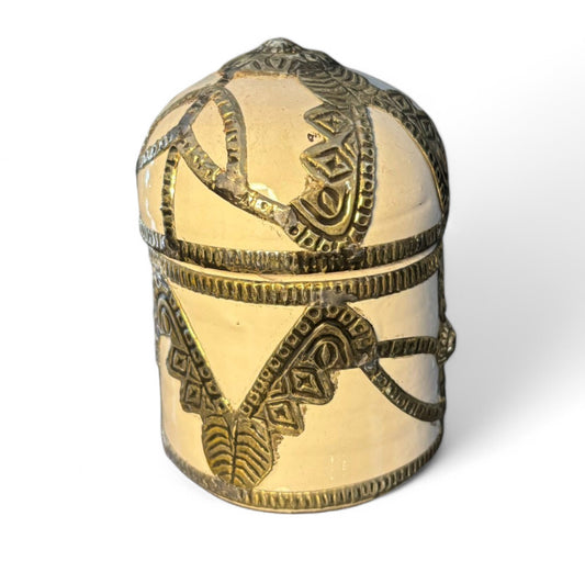 White Sphere Lid Mini Storage Box