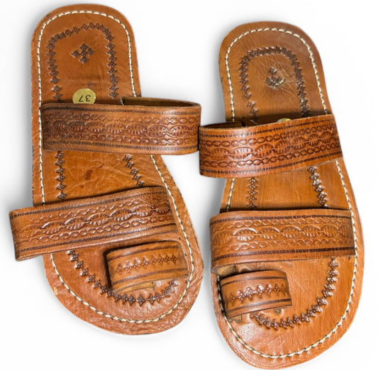 Hand Woven Leather Womens Sandals