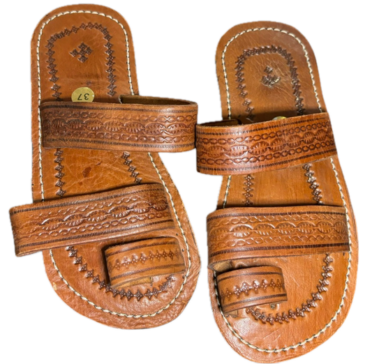 Hand Woven Leather Womens Sandals