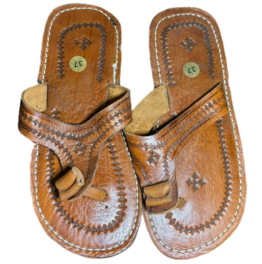 Hand Woven Leather Womens Sandals
