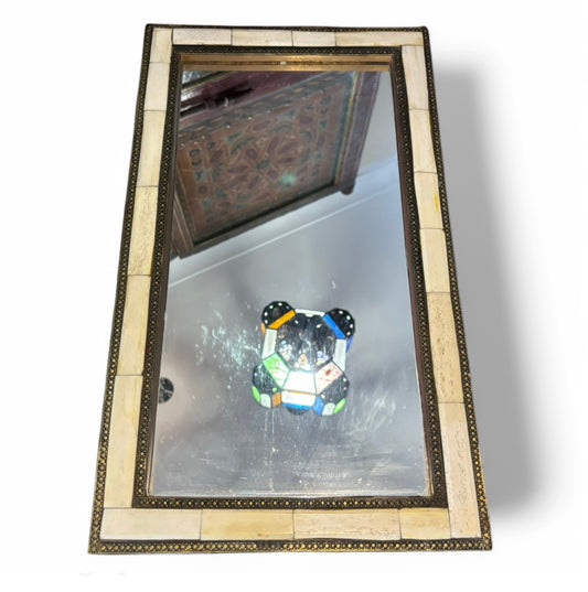 Moroccan Bone Inlay Mirror