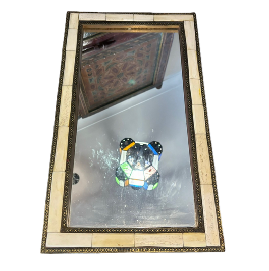 Moroccan Bone Inlay Mirror