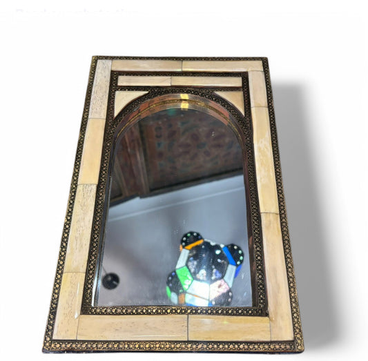 Moroccan Bone Inlay Mirror