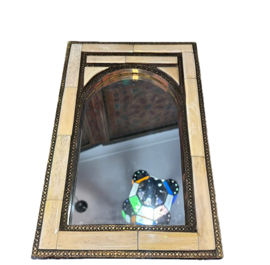 Moroccan Bone Inlay Mirror
