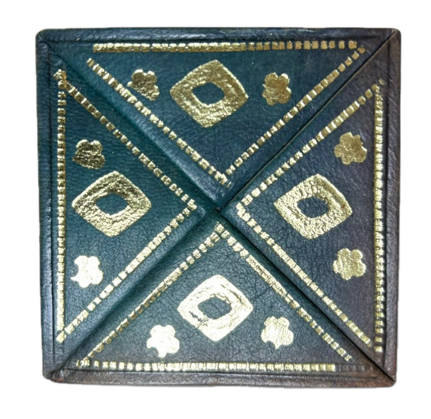 Midnight Green Leather Coin Wallet