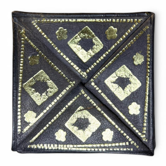 Black Leather Coin Wallet