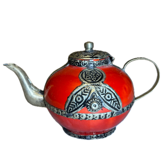 Red Mini Decorative Teapot