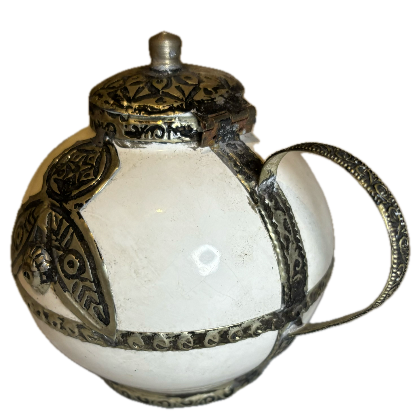 White Mini Decorative Teapot