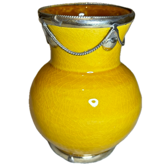 Yellow Mini Decorative Vase