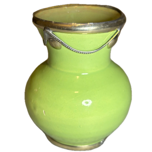 Lime Green Mini Decorative Vase