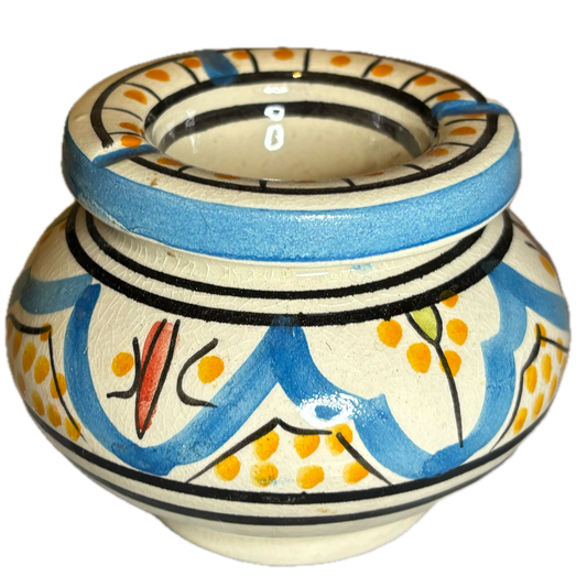 Blue & Yellow Safi Ashtray