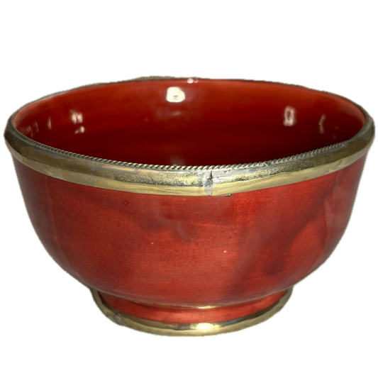 Red Mini Ceramic Bowl