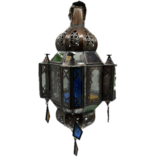 Mini Stained Glass Lantern