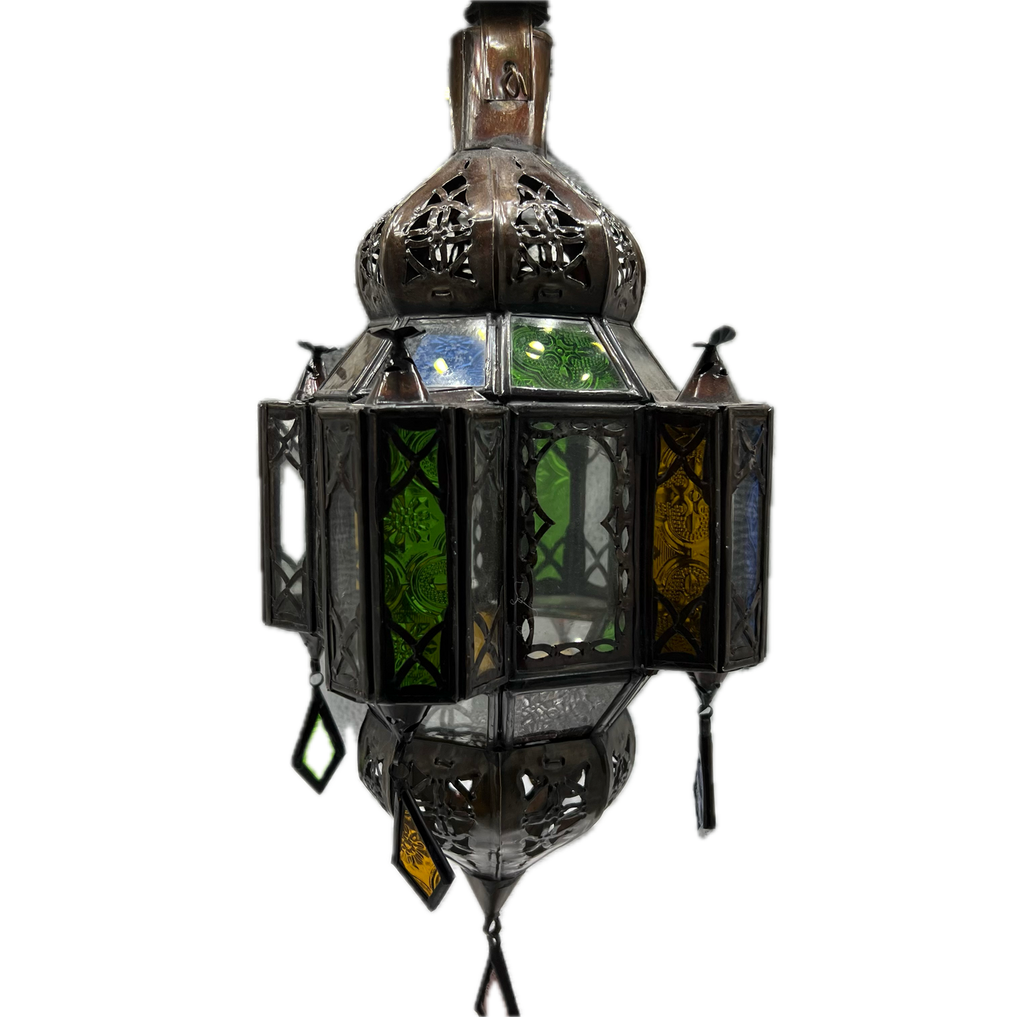 Mini Stained Glass Lantern