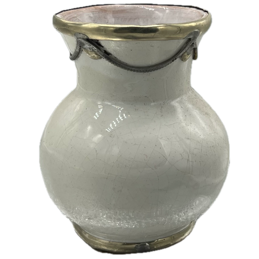 White Mini Decorative Vase