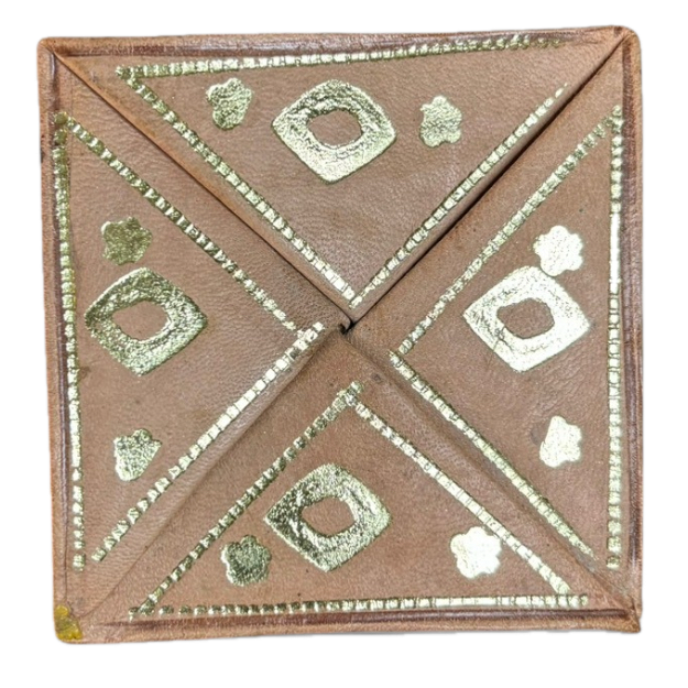 Desert Tan Leather Coin Wallet